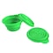 Wakeman Collapsible Bowls with Lids, Reusable Bowl for Camping and More by Outdoors, Green, 2PK 75-CMP1049 - alternate 1